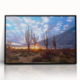 Large abstract wall art of Phoenix valley in muted earth tones on a framed acrylic, ideal for modern living room decor.