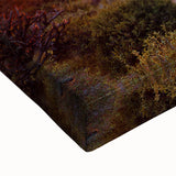 Large art featuring a black and white landscape of Phoenix Valley on stretched canvas, suited for bedroom decor.