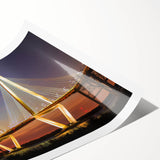 Extra large wall art featuring line art flowers in neutral tones on a rolled canvas, suitable for large living room decor.