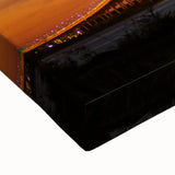 Black and white landscape art painting of Charleston on stretched canvas, suitable for bedroom decor.