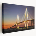 Large canvas print of Charleston, South Carolina scenery in muted earth tones, suitable for kitchen wall art.