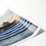 Extra large wall art featuring line art flowers in subtle hues, printed on rolled canvas.