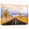 Acrylic print of the South Dakota Badlands in muted earth tones, suitable for bedroom or dining room decor.
