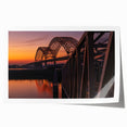 Rolled print of Memphis, Tennessee skyline with pastel shades, ideal for art wall dining room.