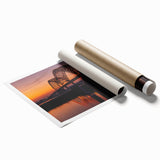Extra large rolled print of Memphis skyline with soft pastel hues, ideal for classy bathroom wall art.