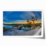 Extra large rolled print of Austin, Texas skyline in muted earth tones, suitable as art wall dining room decor.