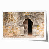 Extra large rolled print of San Antonio scenery with vibrant floral elements, ideal for art wall dining room.