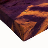 Black and white landscape art painting of Arches National Park on large stretched canvas, suitable for bedroom wall decor.