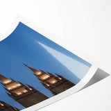 Extra large wall art featuring a line art design of flowers in black on a white background.