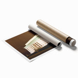 Extra large wall art featuring a detailed floral design in pastel shades on rolled canvas, ideal for classy bathroom decor.