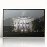 Framed acrylic print of the White House in Washington D.C.