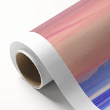 Art deco poster of Mount Rainier in pastel shades on rolled canvas, ideal for nursery wall art.