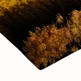 Black and white landscape art painting of the Palouse hills on stretched canvas, ideal for bedroom wall art.