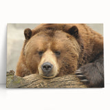 Black and white photograph of Yellowstone on stretched canvas, ideal for kitchen wall art.