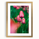 Extra large abstract art print with textured design in spring colors on a gold-framed canvas, ideal for living room decor.