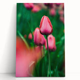 Black and white large canvas print of spring trees, ideal for kitchen wall art or bedroom ambiance.