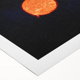 Sun and Moon Wall Art - NASA Space Exploration Canvas Print