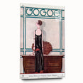 Vintage Vogue Cover Art - Elegant 1920s Fashion Illustration Print