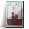 Vintage Vogue Cover Art - Elegant 1920s Fashion Illustration Print
