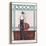 Vintage Vogue Cover Art - Elegant 1920s Fashion Illustration Print