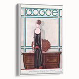 Vintage Vogue Cover Art - Elegant 1920s Fashion Illustration Print