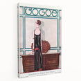 Vintage Vogue Cover Art - Elegant 1920s Fashion Illustration Print