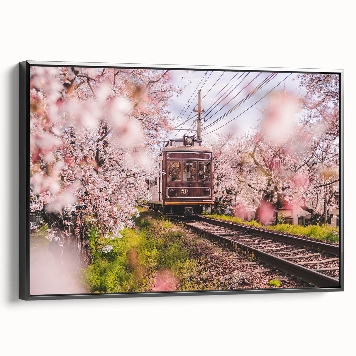 Black and white vintage poster art of vehicles and transportation on a framed canvas, suitable for bedroom wall decor.