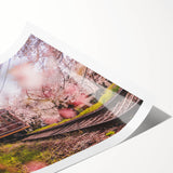 Extra large wall art featuring line art flowers in muted earth tones on a rolled print, ideal for large living room decor.