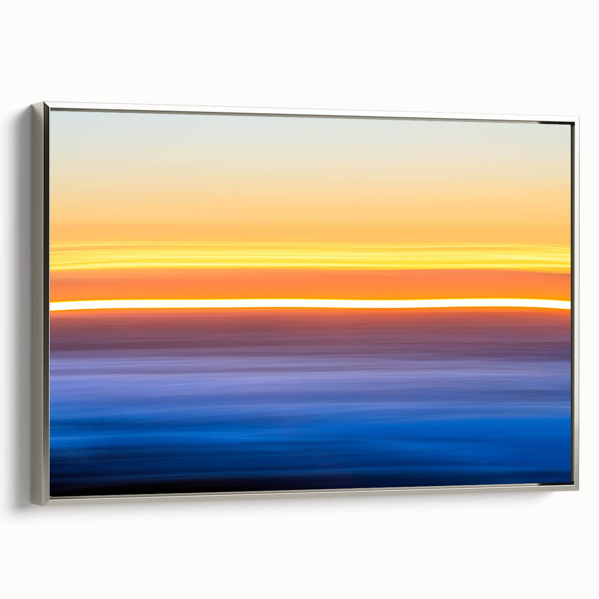 Sunset Motion Abstract Wall Art – Bold Modern Canvas Photography