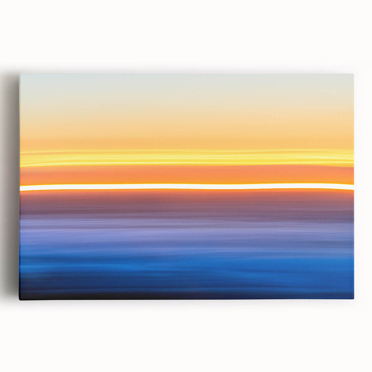 Sunset Motion Abstract Wall Art – Bold Modern Canvas Photography