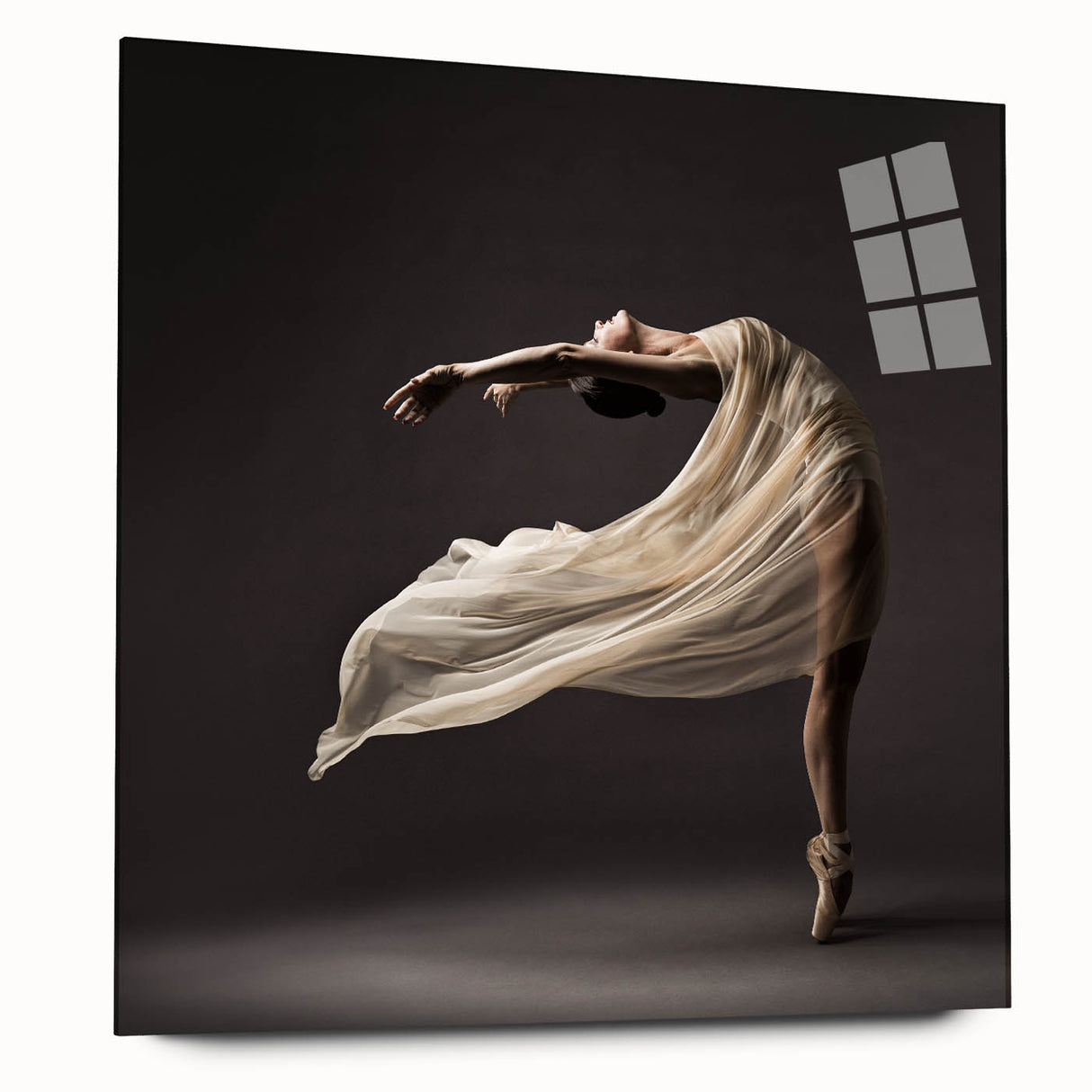 Graceful Motion in Flow – Minimalist Emotive Figure Wall Art