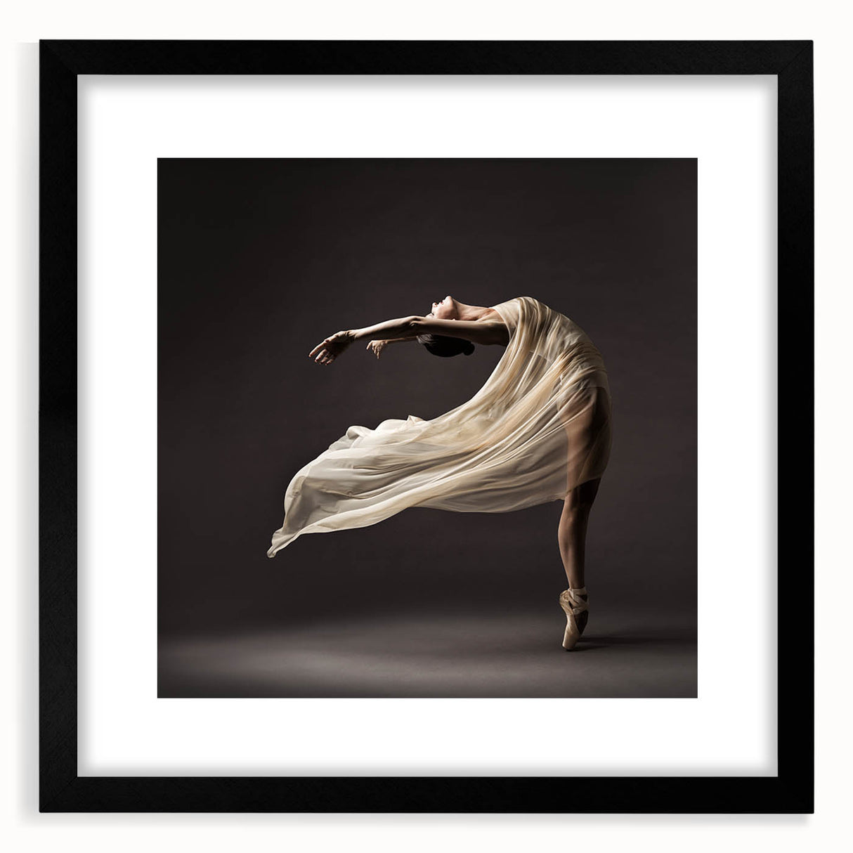 Graceful Motion in Flow – Minimalist Emotive Figure Wall Art