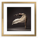 Graceful Motion in Flow – Minimalist Emotive Figure Wall Art