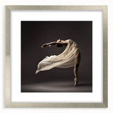 Graceful Motion in Flow – Minimalist Emotive Figure Wall Art