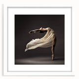 Graceful Motion in Flow – Minimalist Emotive Figure Wall Art