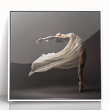 Graceful Motion in Flow – Minimalist Emotive Figure Wall Art