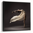 Graceful Motion in Flow – Minimalist Emotive Figure Wall Art