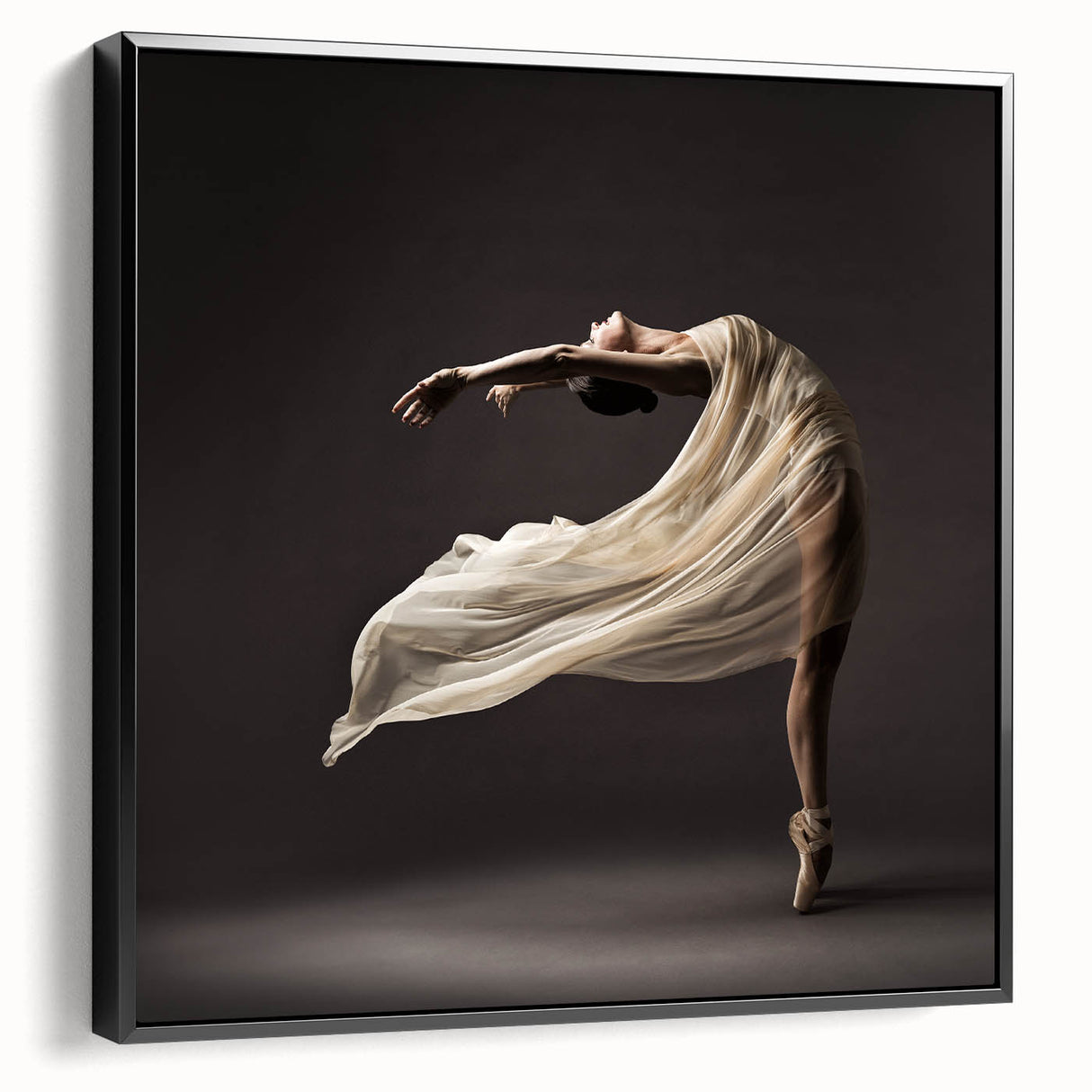 Graceful Motion in Flow – Minimalist Emotive Figure Wall Art