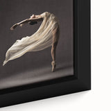 Graceful Motion in Flow – Minimalist Emotive Figure Wall Art