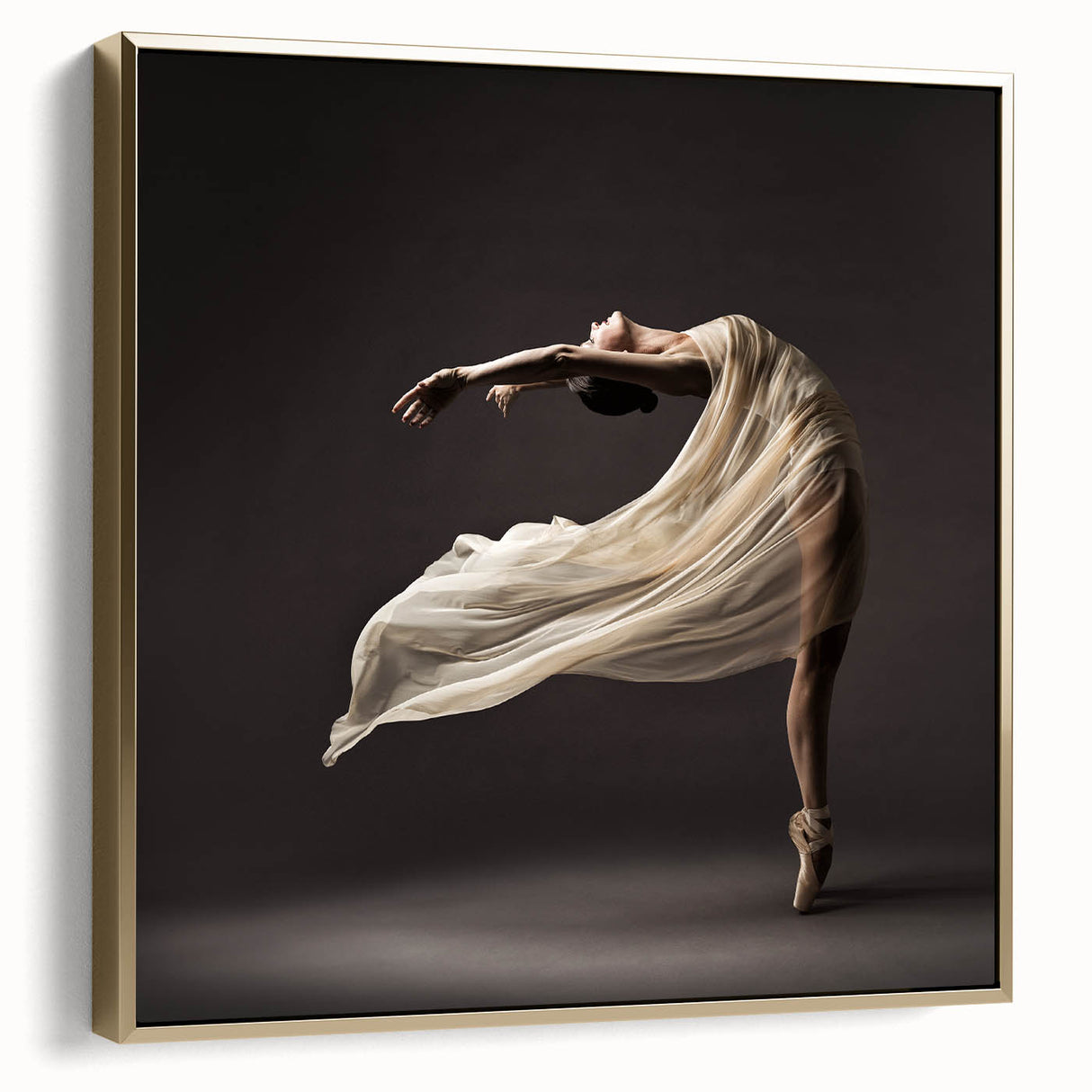 Graceful Motion in Flow – Minimalist Emotive Figure Wall Art
