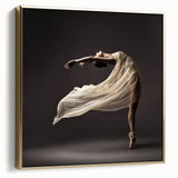 Graceful Motion in Flow – Minimalist Emotive Figure Wall Art