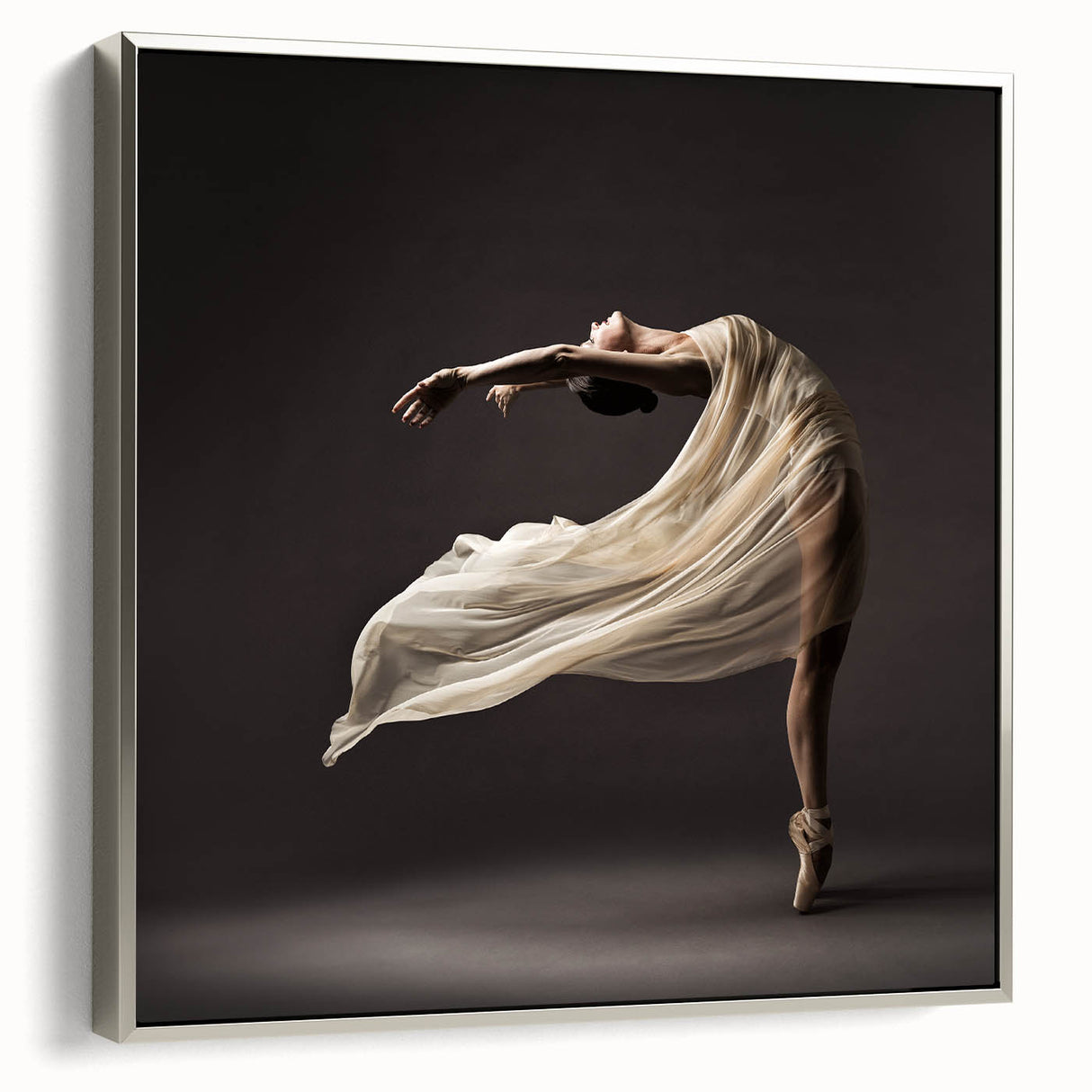 Graceful Motion in Flow – Minimalist Emotive Figure Wall Art