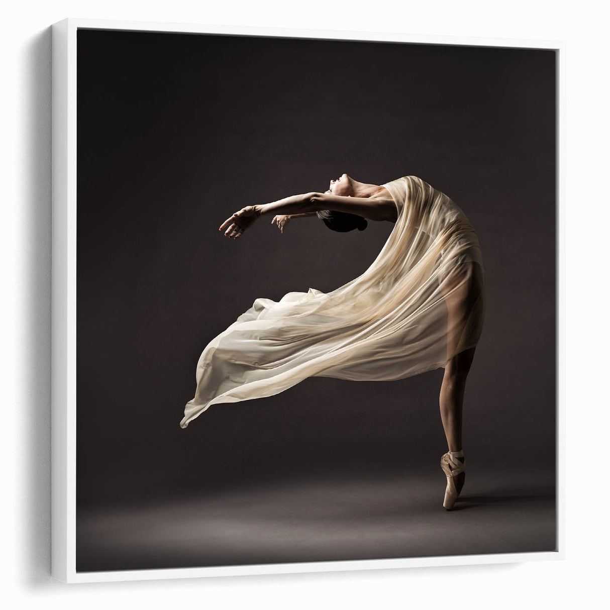 Graceful Motion in Flow – Minimalist Emotive Figure Wall Art