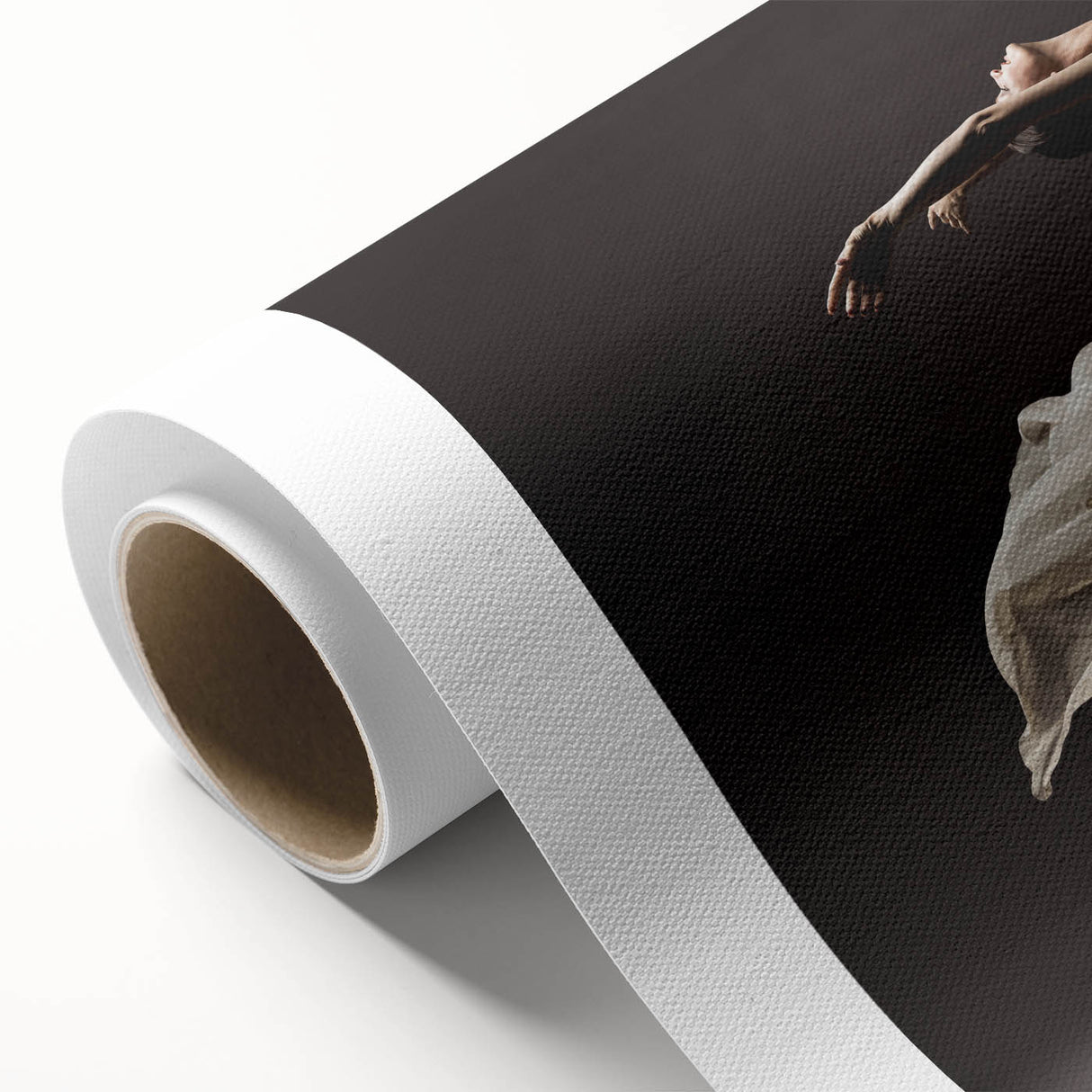 Graceful Motion in Flow – Minimalist Emotive Figure Wall Art