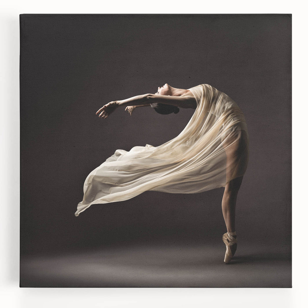 Graceful Motion in Flow – Minimalist Emotive Figure Wall Art