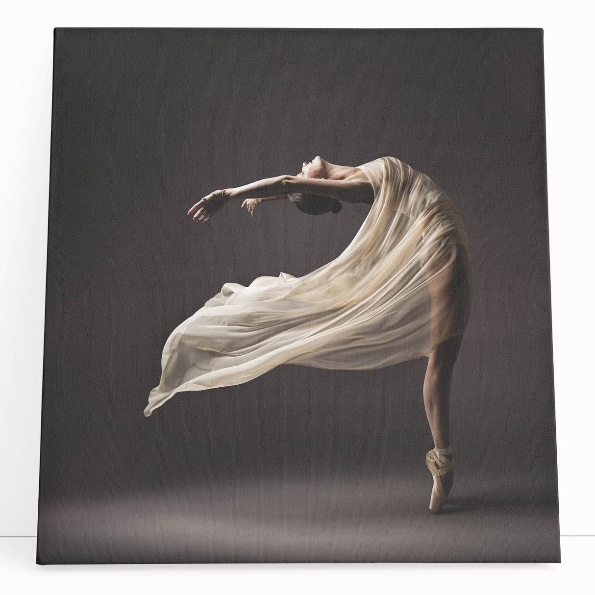 Graceful Motion in Flow – Minimalist Emotive Figure Wall Art