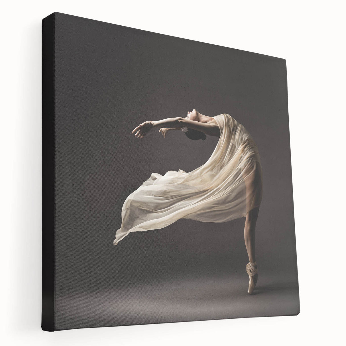 Graceful Motion in Flow – Minimalist Emotive Figure Wall Art