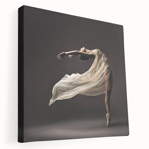 Graceful Motion in Flow – Minimalist Emotive Figure Wall Art