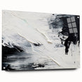 Textured Black & White Abstract Bedroom Wall Art – Canvas & Prints