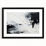 Textured Black & White Abstract Bedroom Wall Art – Canvas & Prints